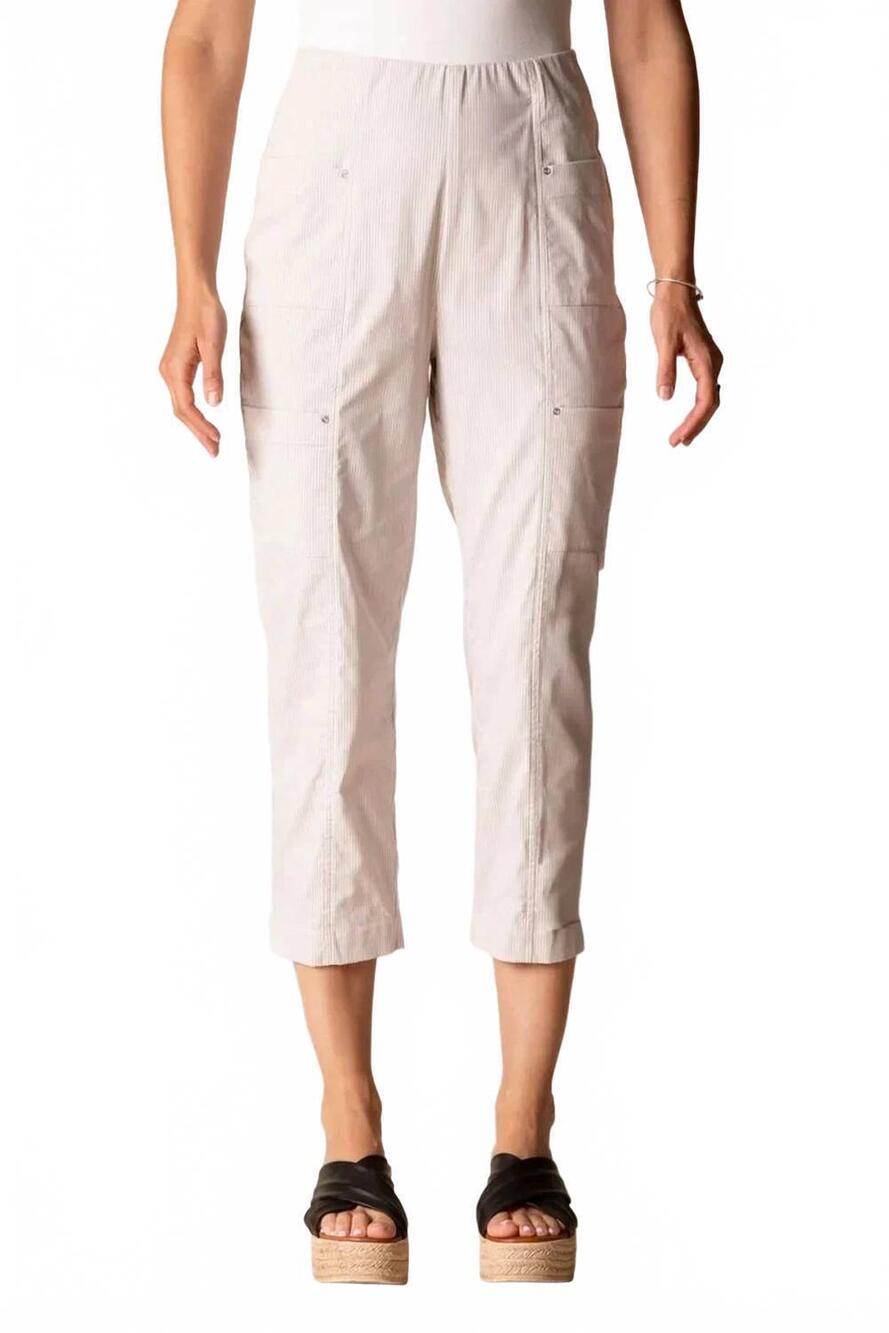 NEW HABITAT cool tech stripe seaside capri in willow
